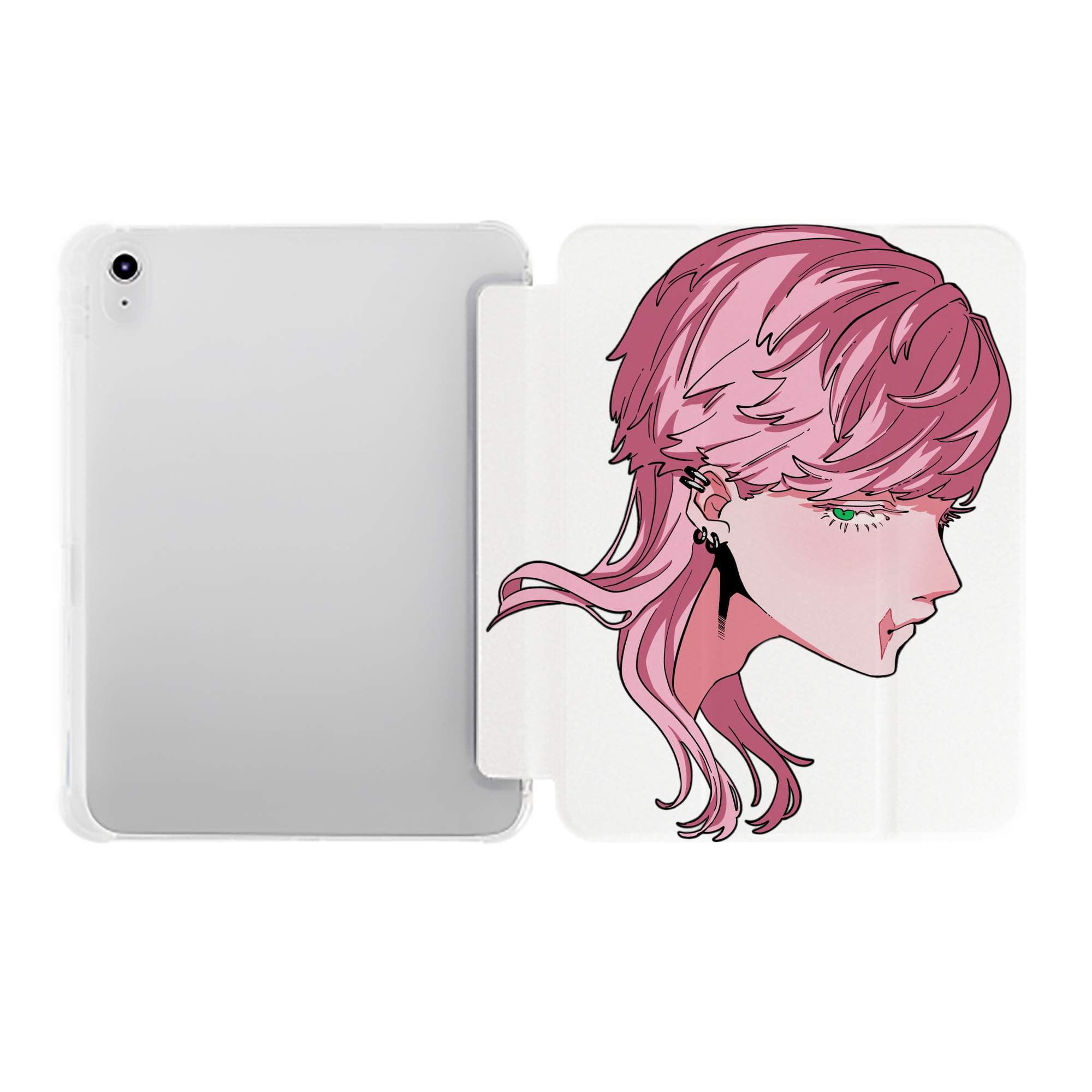 （画像用） 東京リベンジャーズ Tokyo Revengers IPad ケース ペン収納付き 三つ折りスタンド PUレザー×シリコン 対応機種9.5/10.5/10.9インチ